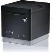 Star Micronics Star mC-Print2 MCP21 LB BK E+U - Kvittoskrivare - direkt termisk - Rulle (5,8 cm) - 203 dpi - upp till 100 mm/sek - USB, LAN, Bluetooth, USB-värd, Lightning - kniv - svart