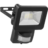 Goobay 53877, Svart, IP44, Gjuten aluminium, Glas, Metall, Plast, 0,1 ms, 10 W, LED