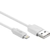 Goobay Lightning-kabel 50cm Vit MFi
