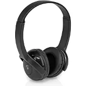 Nedis Trådlösa On-Ear hörlurar | Batteri 1 driftstid standardanvändning: 480 min | Inbygd mikrofon | Tryck på Kontroll | Stöd för röststyrning | Volymkontroll | Svart