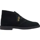 Clarks Svarta Läder Snörstövlar