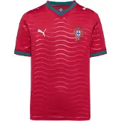 Puma Portugal 25/26 Replica Hemma Junior T-shirt Med Kort ärm