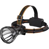 Superfire HL60 pannlampa ficklampa - 2300 lm, 4 lägen, 330 m, 36W LED