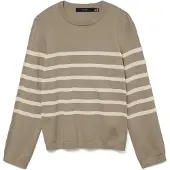 Vero Moda Tröja 'VMSABA' beige / brun