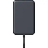 Xiaomi WPB1007MI - Trådlös powerbank - integrerad kabel - Li-Ion - 10000 mAh - 37 Wh - 33 watt - 3 A - Fast Charge - 2 utdatakontakter (USB-C) - grå