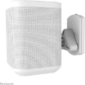 NeoMounts NM-WS130WHITE Högtalarfäste Vägg Tiltbar, Svängbar, Roterbar Väggavstånd (max.): 10 cm Vit 1 st