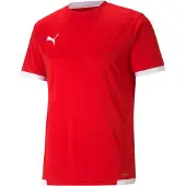 Puma Tränings T-Shirt teamLIGA - Röd/Vit, storlek Large