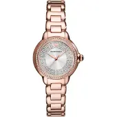 Emporio Armani Damklocka - AR11633 i Rostfritt Stål Ip-rosé