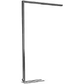 Arcchio Golvlampa Jolinda , dimbar, Aluminium / grå / zink, Arbetsrum / kontor, Aluminium / grå / zink, Modern