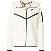 Nike Sweatjacka 'TECH FLEECE 2' ljusbeige / svart