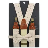 Sir Redman Hängslen Combo Pack Dapper Dot Beige