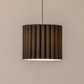 Duolla Hänglampa Aria , dimbar, Svart, Vardagsrum / matsal, Textil / tyger / siden, Pendellampa