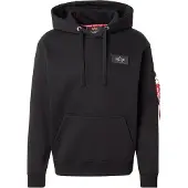 Alpha industries Sweatshirt 'Mirror' grå / mörkröd / svart / vit