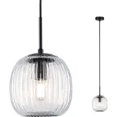 Paulmann Ruya 71147 Pendellampa E14 20 W Glas, Svart (matt)