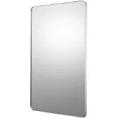 Vevor Väggmonterad sminkspegel, 0,15" tjock, 36" x 48" spegel med aluminiumram och explosionssäker film, reptålig spegel med Z-formad konsol, passar för badrum/sovrum/vardagsrum