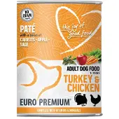 Euro Premium Adult kalkon och kyckling paté våtfoder hund