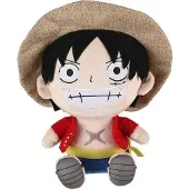 Sakami Merchandise One Piece Monkey Dluffy Plysch Nya Världen Version 25 Cm
