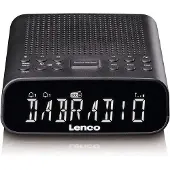 Lenco Klockradio - DAB+ Uhrenradio Bluetooth CR-606BK sw DAB, FM, DAB+ Väckningsfunktion Svart
