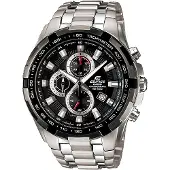 Casio Klocka - - EFR539D-1A - Silver - Stål - Kvarts