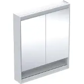 Geberit Spegelskåp ONE 2 lucka/hylla 90x75x15 vit