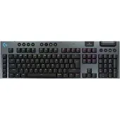 Logitech G G915 X - Tangentbord - LIGHTSPEED - bakgrundsbelyst - trådlös - 2.4 GHz, Bluetooth, USB - QWERTY - USA, internationellt - tangentbrytare: GL Linear - svart