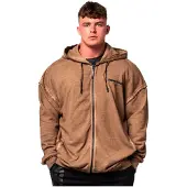 Nebbia Washed-off Gym Bro 362 Sweatshirt Med Dragkedja