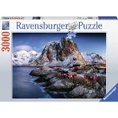 Ravensburger Hamnoy, Lofoten, Pussel, 3000 bitar,