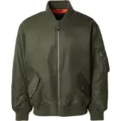 Levi's för män. 005AL-0001 Grön MA1 Bomberjacka (XL), Casual, Polyamid