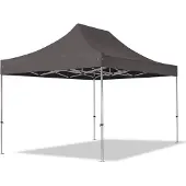 TOOLPORT 3x4,5 m snabbtält, Professional aluminium, mörkgrå