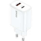 24hShop BWOO snabbladdare 36W med 1× USB-C och 1× USB-A