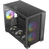 Antec FLUX M ATX/Micro-ATX/ITX Midi Towe Microtower Datorchassi Svart
