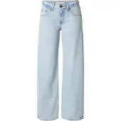 Levi's för kvinnor. A5566-0043 Ljusblå, löst sittande jeans (30/32), Casual, Bomull, Denim