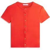 Tommy Hilfiger Kofta marinblå / orange / röd / vit