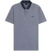 BOSS Pe Oxford New Kortärmad Polotröja