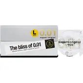 Sagami Original 0,01 L - kondom - ultratunn - 58mm - 5 st