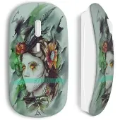 CAPACHEAP Souris Sans Fil Design angel paint