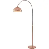 LINDBY Båglampa Lennart , Koppar, Vardagsrum / matsal, Metall, Modern, Golvlampa