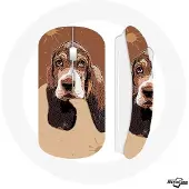 CAPACHEAP Souris Sans Fil Basset Hound chien visage