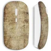 CAPACHEAP Souris sans fil Papier vintage