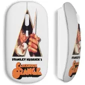 CAPACHEAP Souris Orange Mecanique Sans Fil