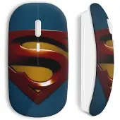 CAPACHEAP Souris Sans Fil Superman cartoon Logo