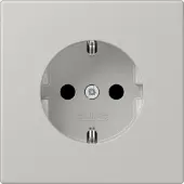 JUNG LC 1520 205, Typ F, Ljusgrå, Duroplast, Mätt, 250 V, 16 A