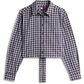 Tommy Hilfiger Tommy Jeans Regular Fit Tie Back Check Seersucker Shirt