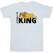 Disney Boys The Lion King Daddy Is King T-Shirt (White)