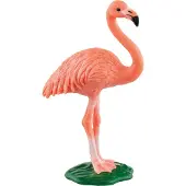 Schleich Wild Life Bird Animal Toys for Boys and Girls 3 och ver Pink Flamingo Toy Figurine