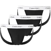 Calvin Klein 3 Pack Jock Straps Icon Cotton Stretch