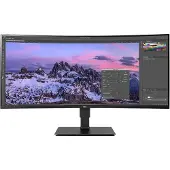 LG UltraWide 35BN77CP-B - LED-skärm - böjd - 35 - 3440 x 1440 UWQHD @ 100 Hz - VA - 300 cd/m² - 2500:1 - HDR10 - 5 ms - 2xHDMI, DisplayPort, USB-C - högtalare - svart