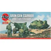 Wittmax Bren Gun Carrier och 6 pdr AT Gun
