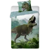 Faro T-Rex dinosaur påslakanset 140x200 cm modell 2 100% bomull