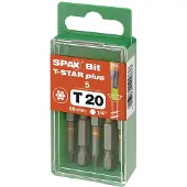Spax 5000009193209 TX-bits Drivning: 1/4 Output: T-STAR plus TX 20 50 mm